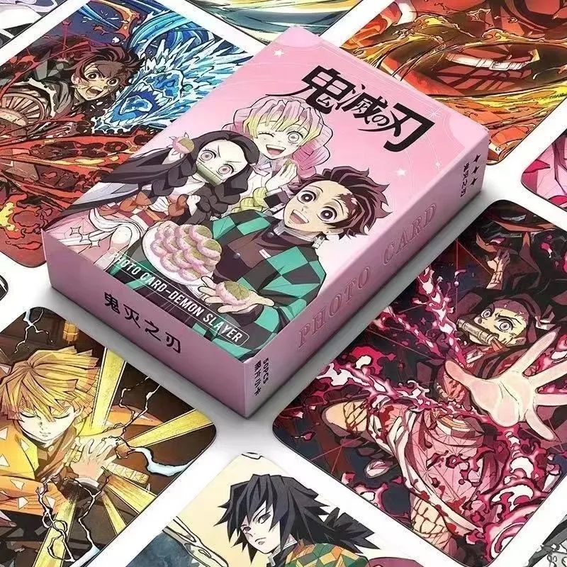 Anime Cosplay Tanjiro - بطاقات بانداي الجديدة 55 قطعة من