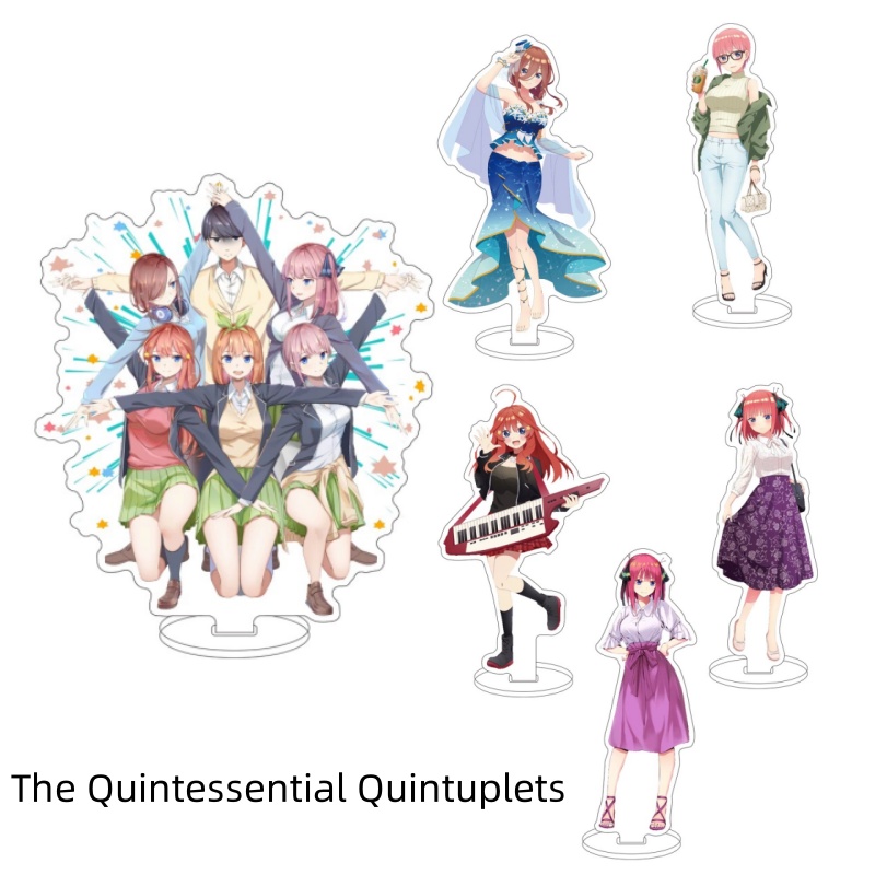 Quintuplets Anime Cosplay - حار أنيمي المثالية Quintuplets الاكريليك حامل