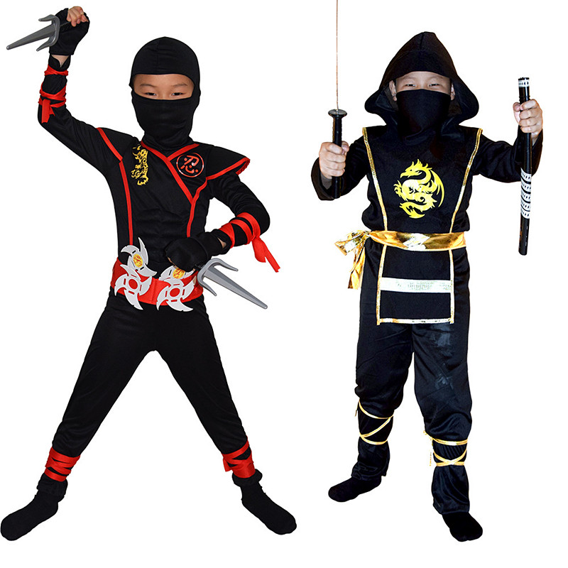 Anime Cosplay Ideas Male - زي نينجا الفاخر للأولاد مع ملحقات