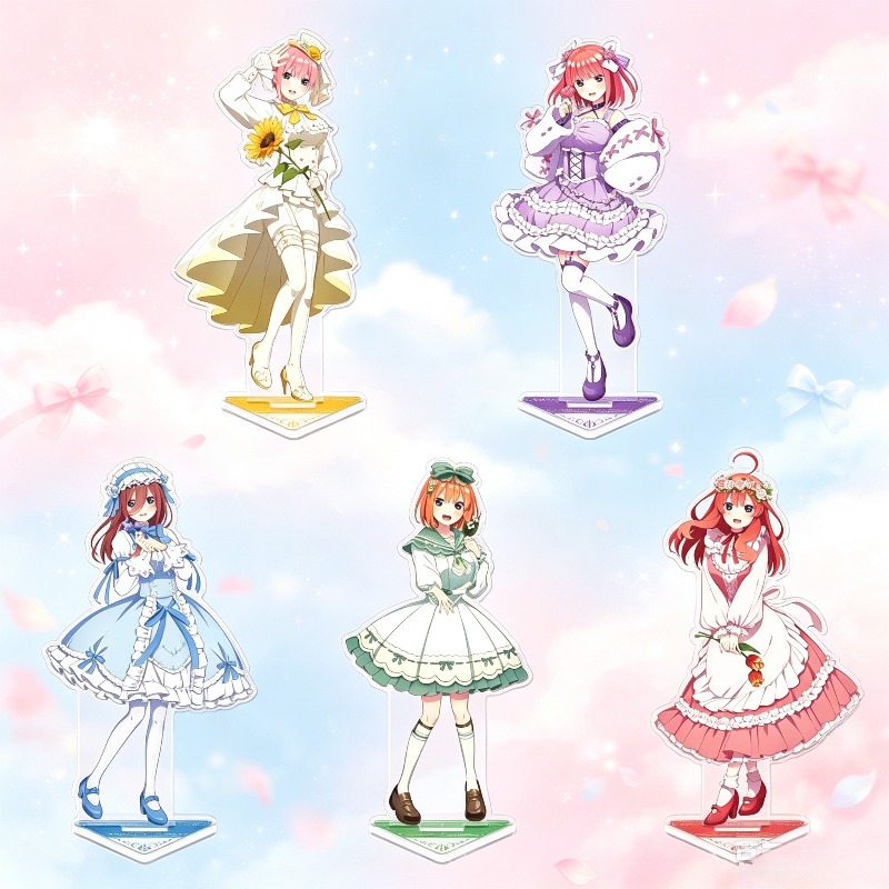 Quintuplets Anime Cosplay - تمثال أكريليك بأسلوب لوليتا لشخصيات الأنمي