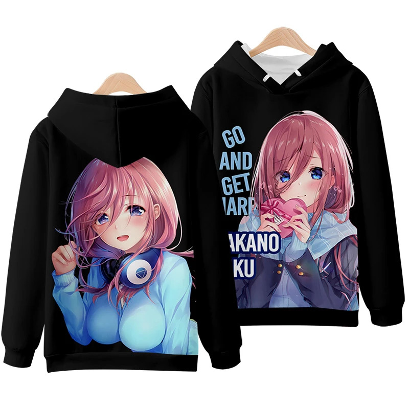 Quintuplets Anime Cosplay - Vivi 2025 هوديس ثلاثية الأبعاد Quintessential