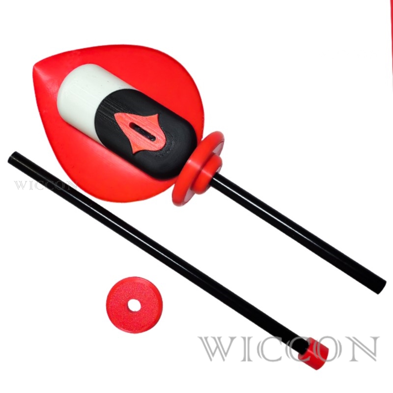 Anime Cosplay Glasses - ألاستور كوسبلاي: ميكروفون، عصا، غطاء رأس،