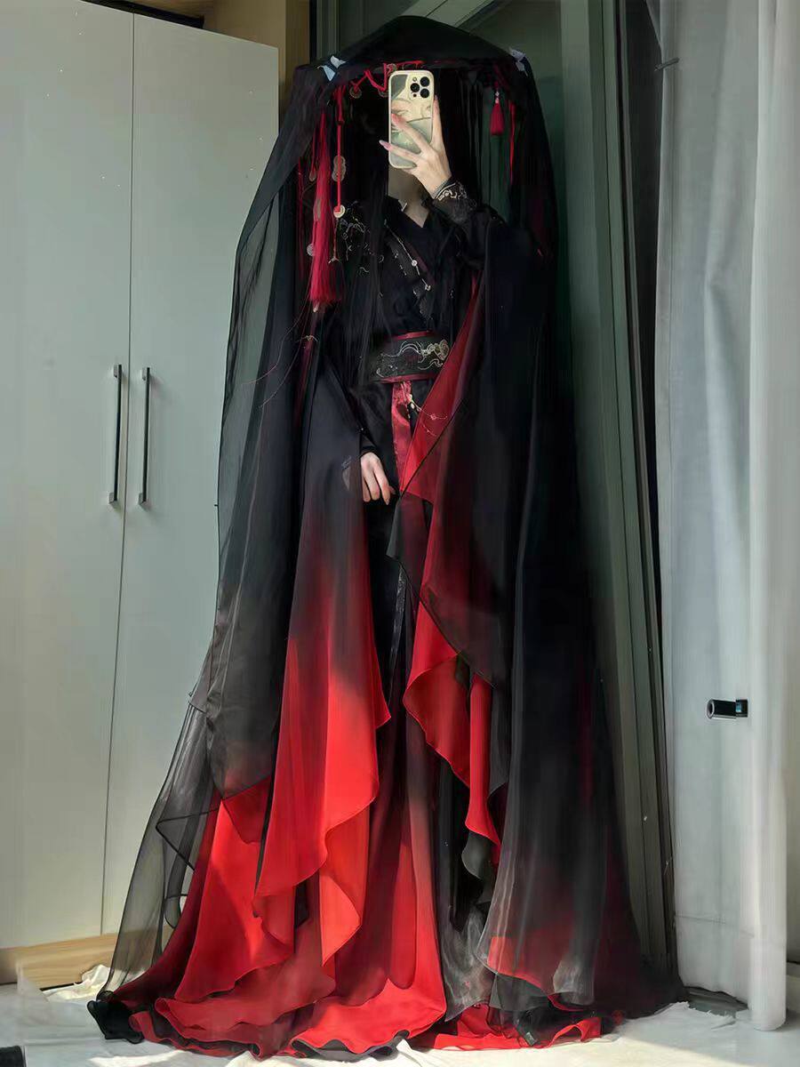 طقم رداء شيانشيا الصيني القديم - مراجعة Anime Cosplay Red وسعره