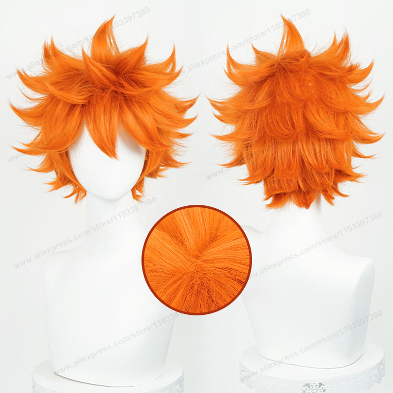 هيناتا شويو شعر مستعار تأثيري  - مراجعة Anime Cosplay Orange Hair وسعره