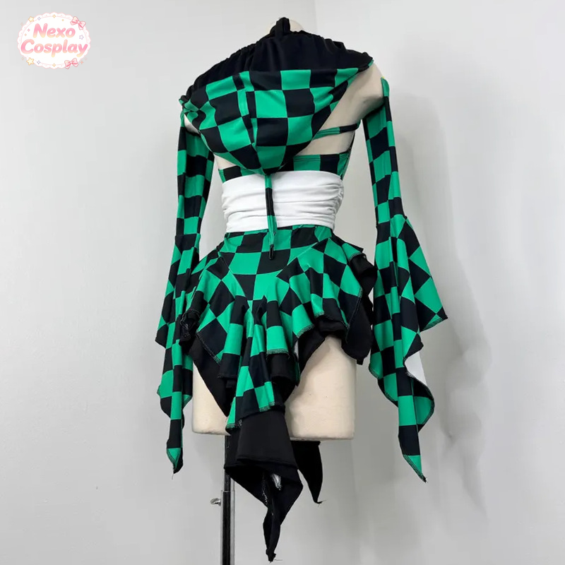 بدلة سباحة تنديرو كامادو بتصمي - مراجعة Anime Cosplay Tanjiro وسعره