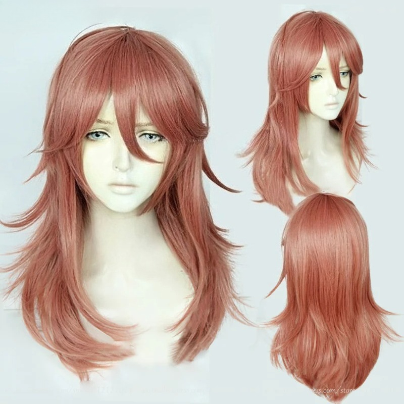 أنيمي كوس الملاك الشيطان شعر م - مراجعة Anime Cosplay Orange Hair وسعره