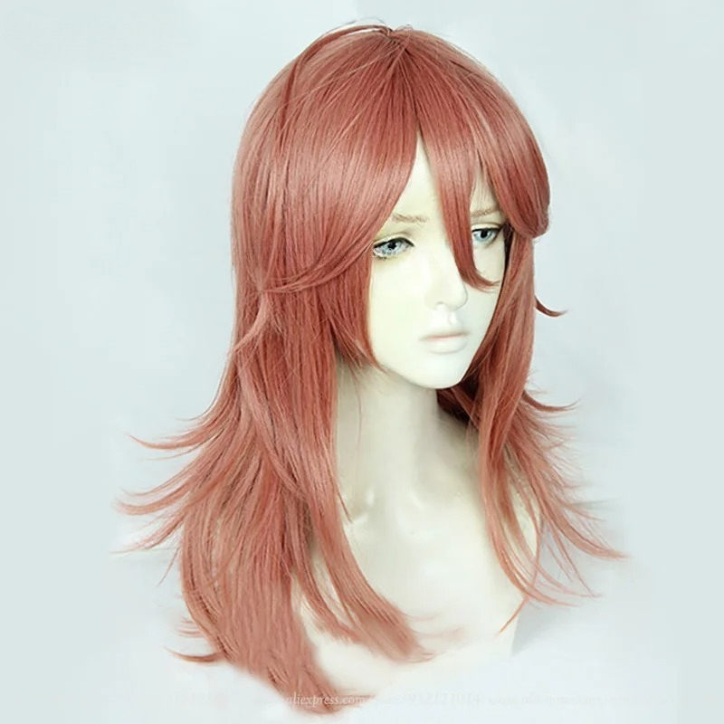 أنيمي كوس الملاك الشيطان شعر م - مراجعة Anime Cosplay Orange Hair وسعره