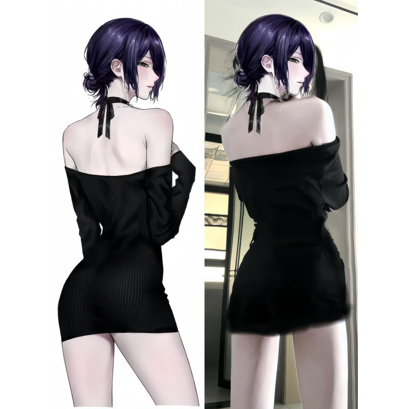 أنيمي بالمنشار رجل Reze تأثيري - مراجعة Anime Cosplay Black Girl وسعره