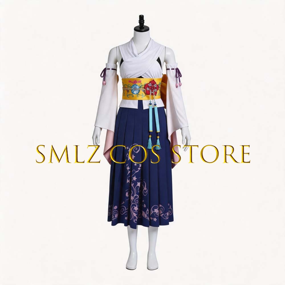 زي تنكري نسائي Smlz FFX يونا م - مراجعة Anime Cosplay Wigs وسعره
