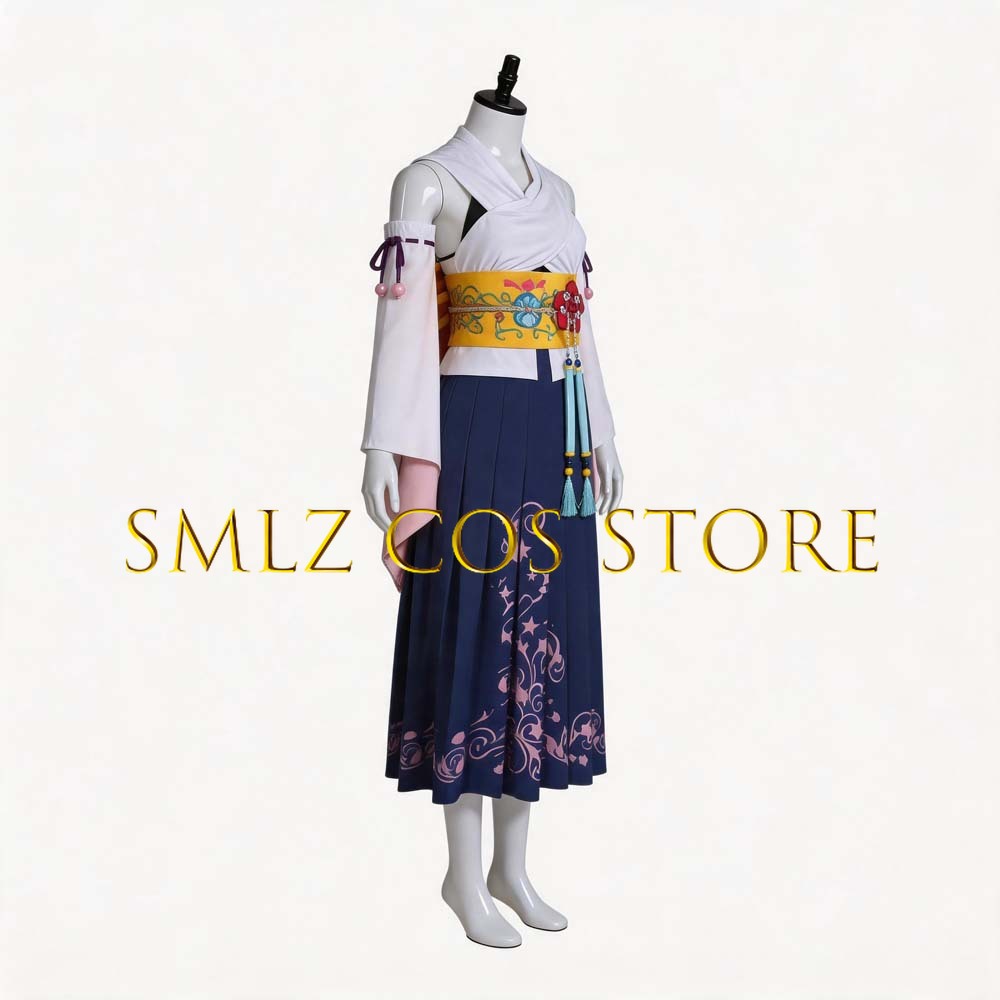 زي تنكري نسائي Smlz FFX يونا م - مراجعة Anime Cosplay Wigs وسعره