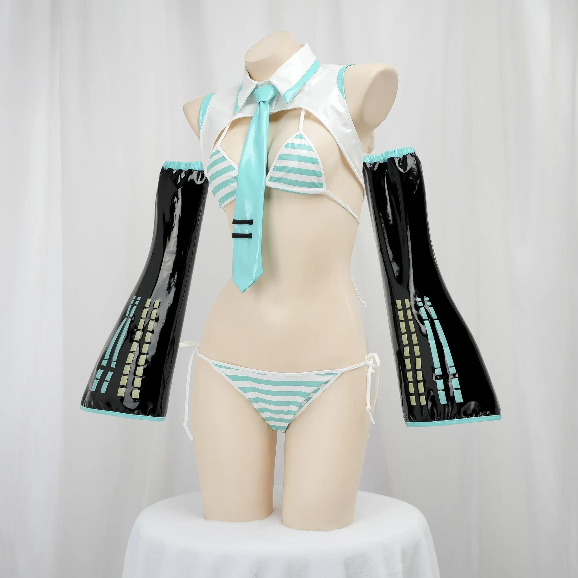 زي تنكري لشخصية ميكو من لعبة ف - مراجعة Anime Cosplay Bikini وسعره