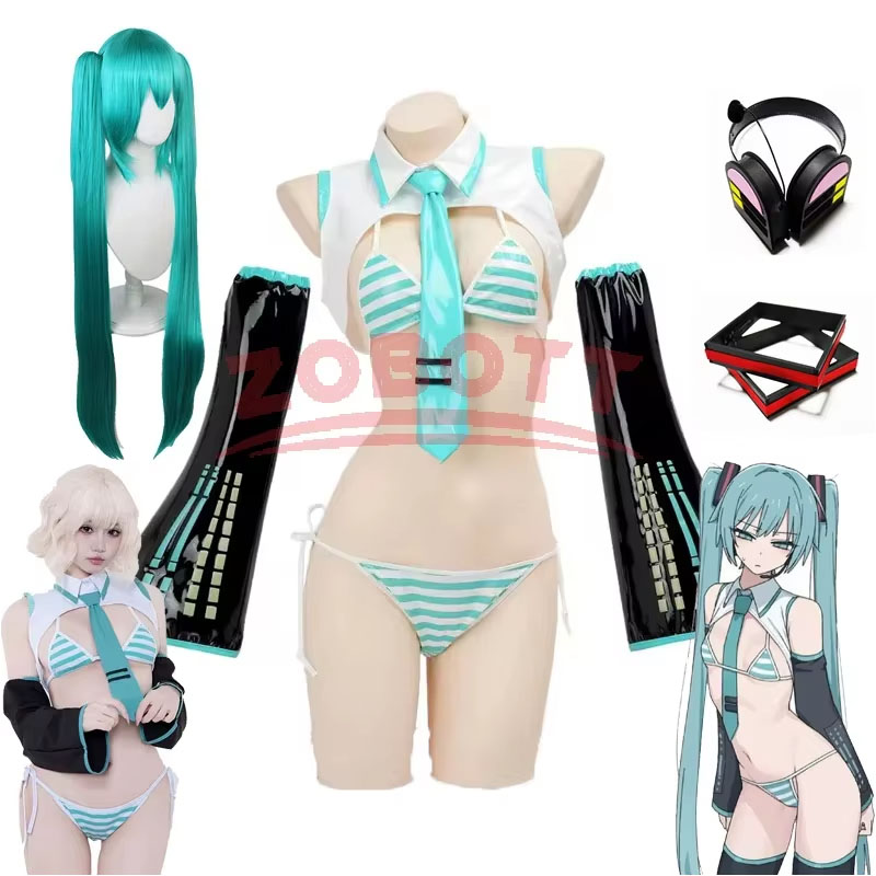 أزياء تنكرية لشخصية ميكو من ال - مراجعة Anime Cosplay Bikini وسعره