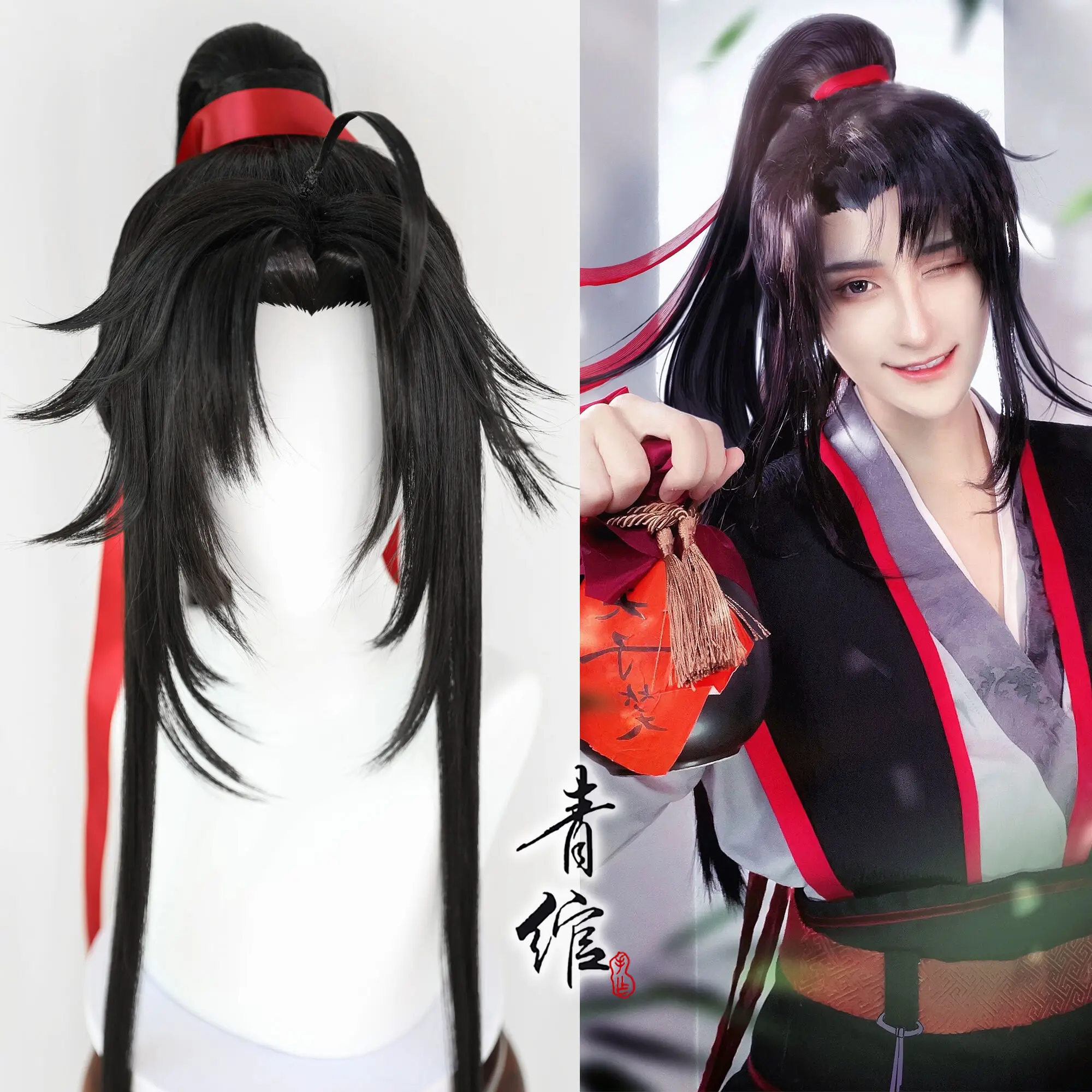 جديد غراندماستر من زراعة الشيط - مراجعة Anime Cosplay Wigs وسعره