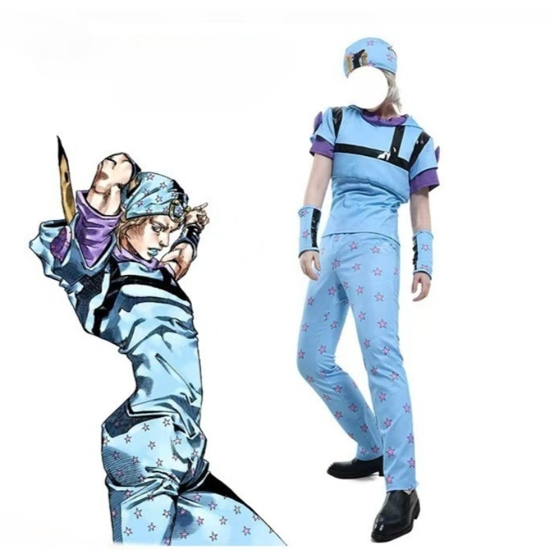 زي تنكري لشخصية جوناثان جوني ج - مراجعة Cosplay Anime Jojo وسعره