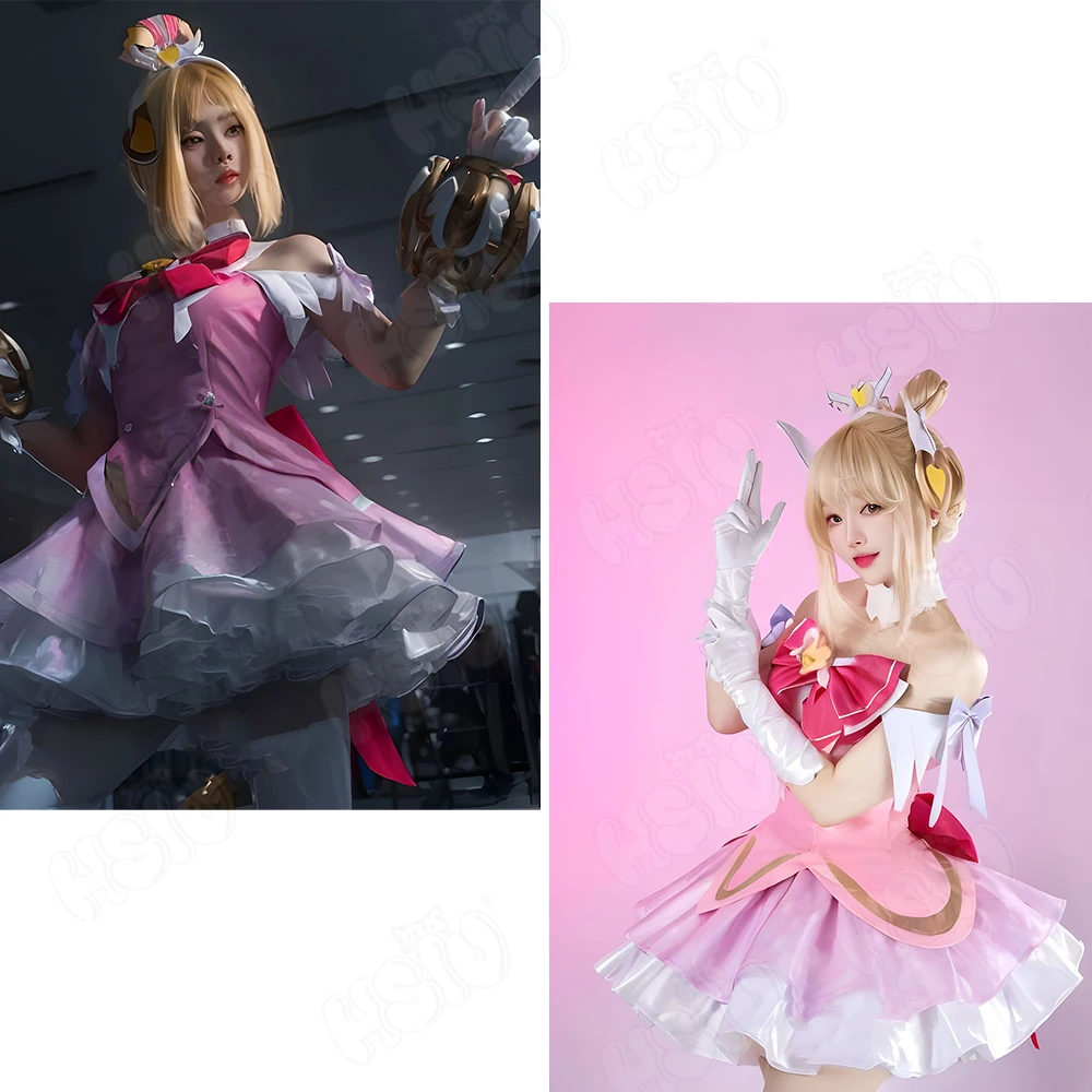 جونو تأثيري حلي شعر مستعار HSI - مراجعة Anime Cosplay Pink وسعره