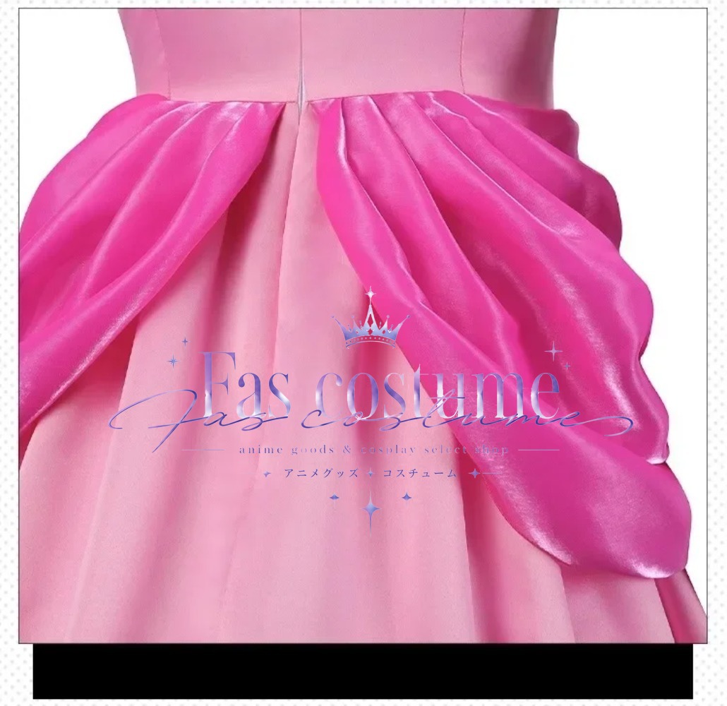 زي تنكري الأميرة بيتش من سوبر  - مراجعة Anime Cosplay Pink وسعره