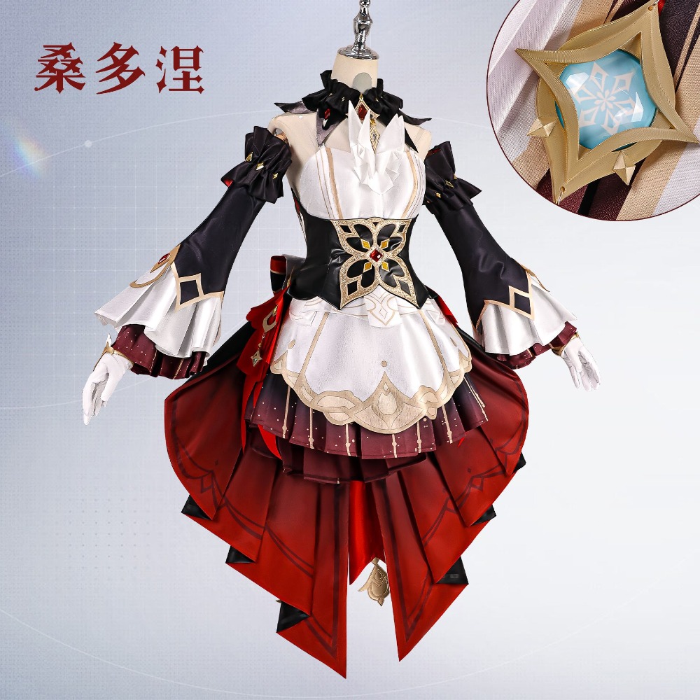 زي تنكري كامل لشخصية ساندروني  - مراجعة Anime Cosplay Costumes Female وسعره