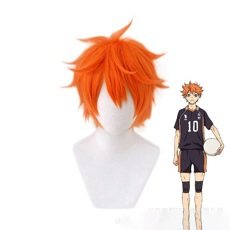 أنمي هايكي!! باروكة تنكرية لهي - مراجعة Anime Cosplay Orange Hair وسعره
