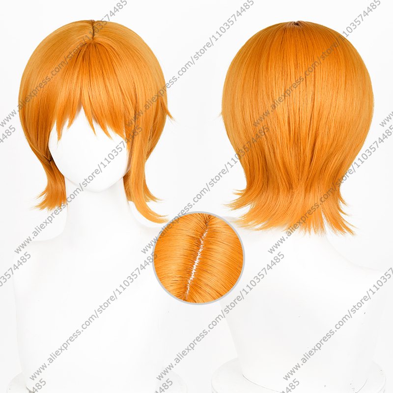 أنيمي نامي تأثيري الباروكات 30 - مراجعة Anime Cosplay Orange Hair وسعره