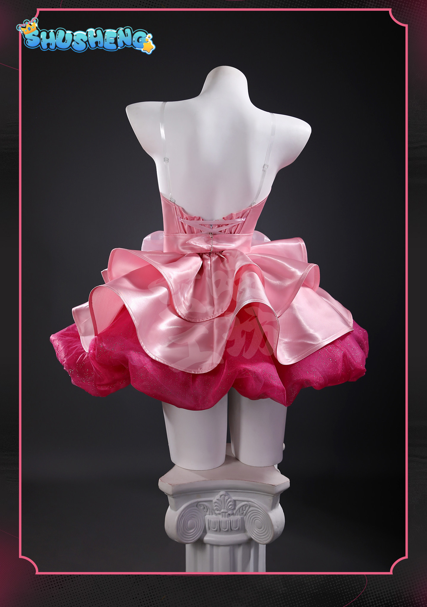 زي تنكري لشخصية ميزي من لعبة A - مراجعة Anime Cosplay Pink وسعره