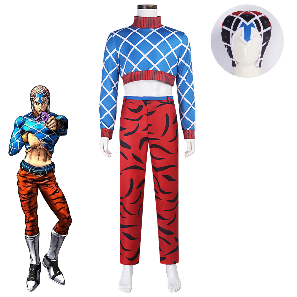 أزياء أنيمي جوجو غيدو ميستا ال - مراجعة Cosplay Anime Jojo وسعره