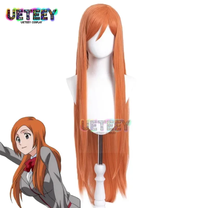 UETEEY COS أنيمي بليتش إينوي O - مراجعة Anime Cosplay Orange Hair وسعره